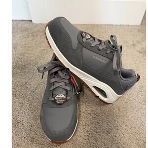 New Skechers Work Slip Resistant Safety Toe Shoes Women’s 10 Wide